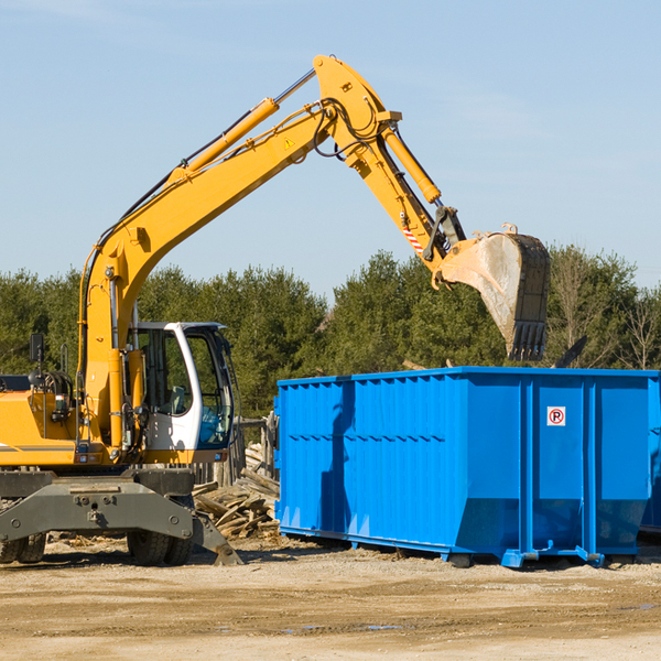 what happens if the residential dumpster is damaged or stolen during rental in Republic MI